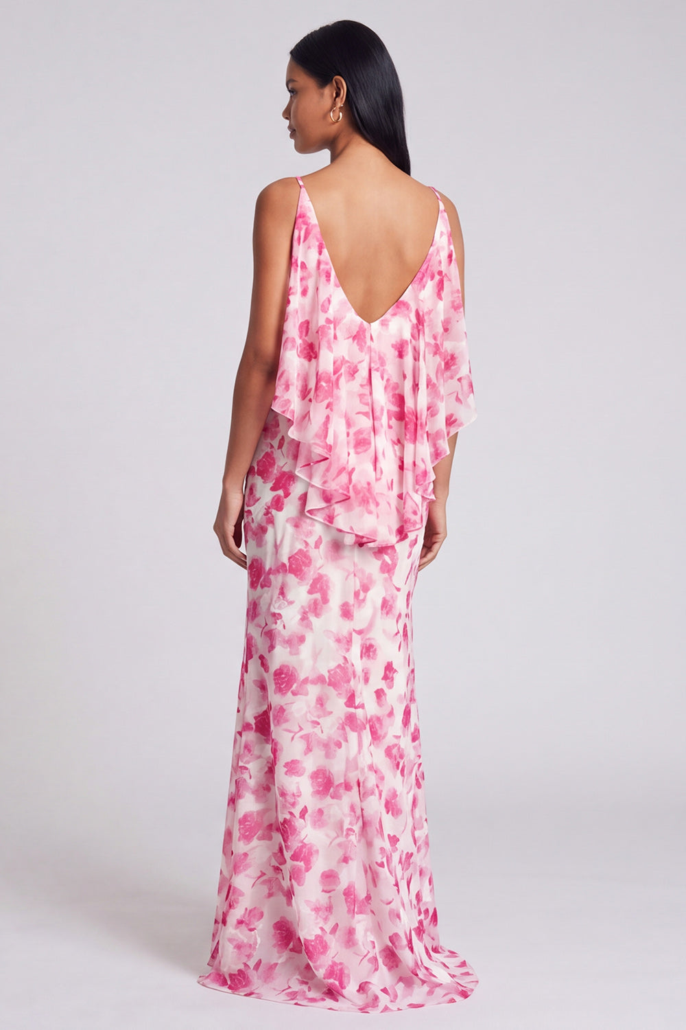 Philippa Blue Floral Maxi Dress