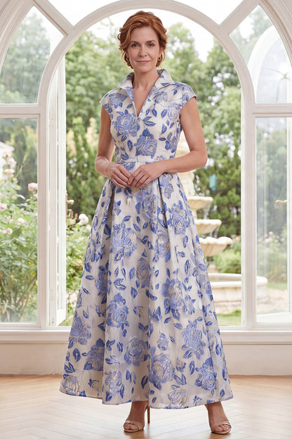 Valentina White Floral Dress