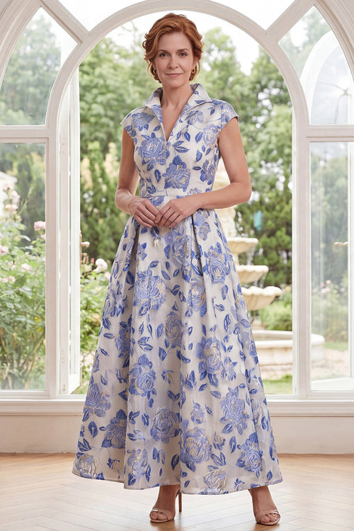 Valentina White Floral Dress