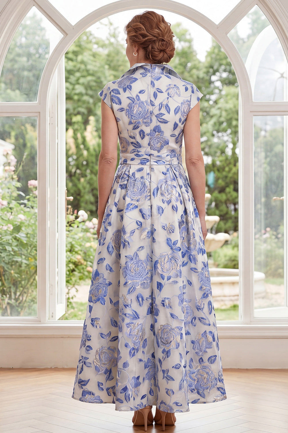 Valentina White Floral Dress