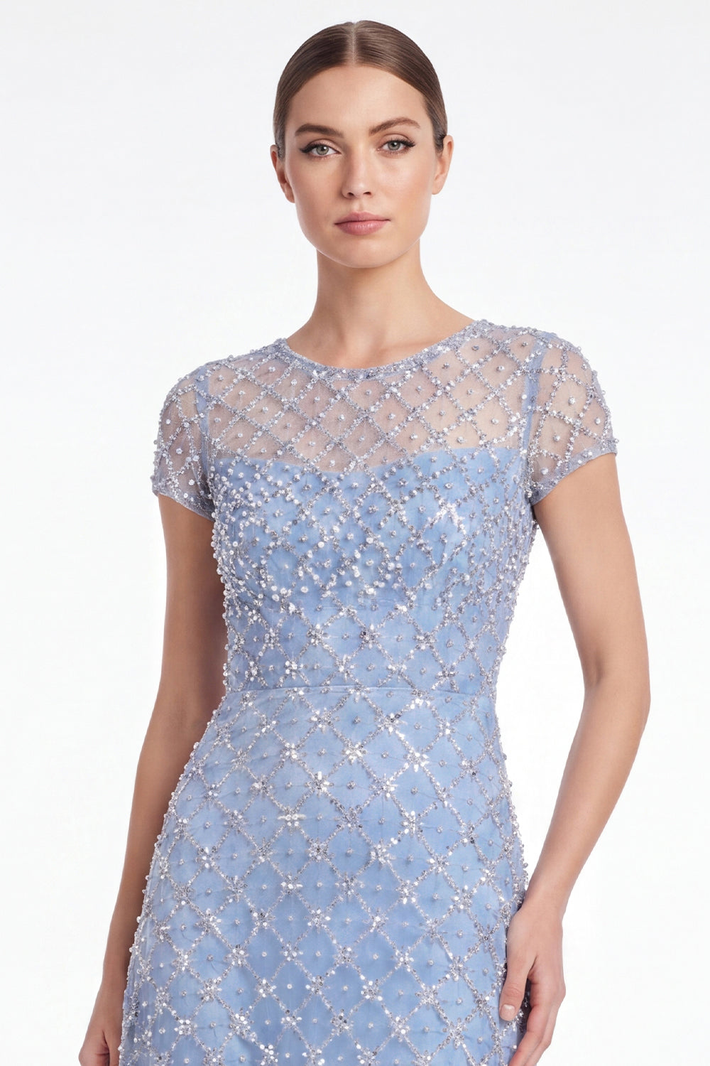 Ilaria Blue A-Line Dress