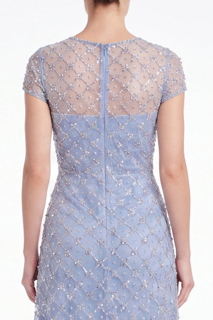 Ilaria Blue A-Line Dress