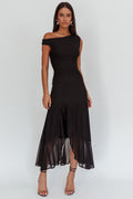 Delphinia Black Maxi Dress