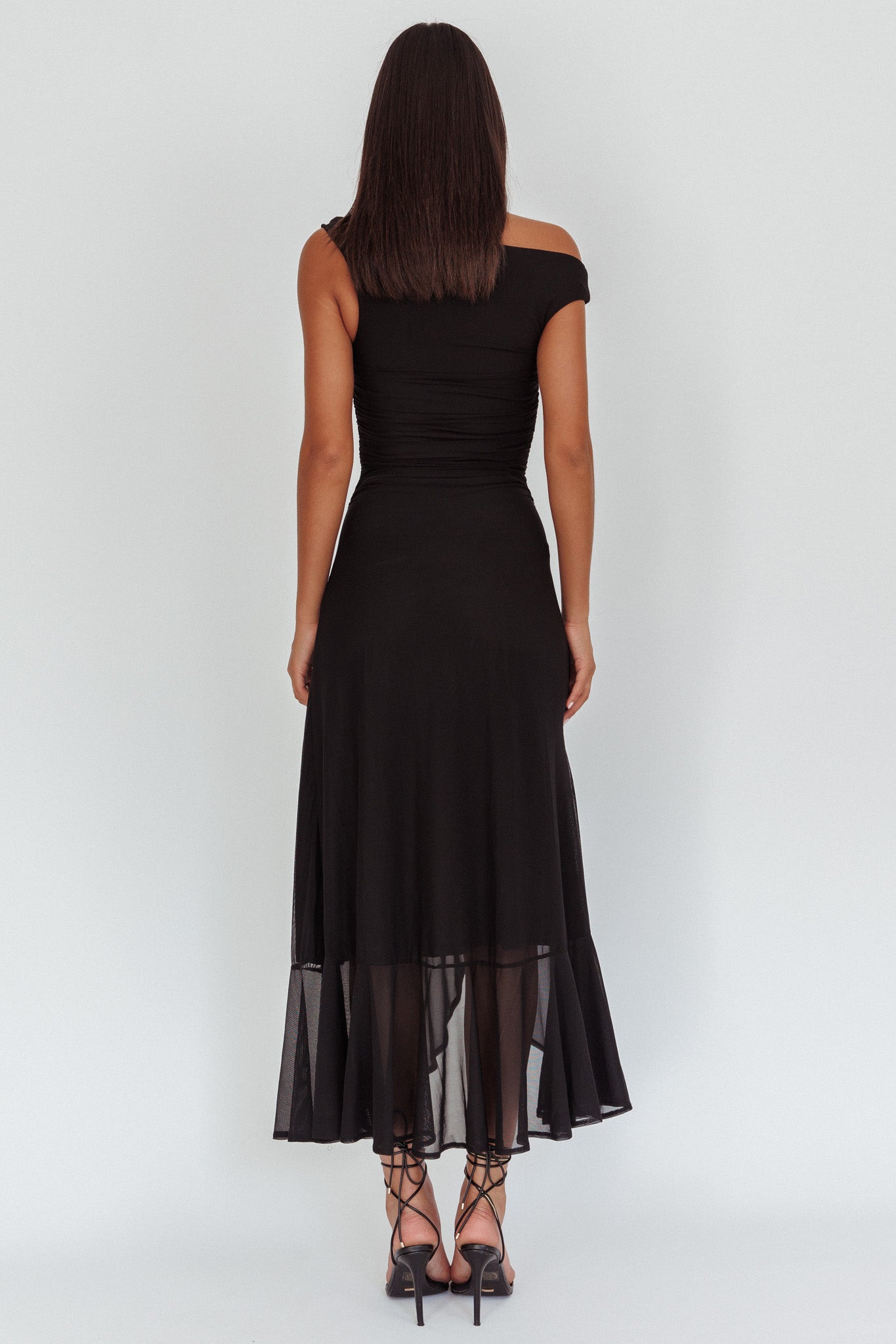 Delphinia Black Maxi Dress