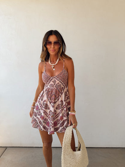 Giselle Pink Mini Dress