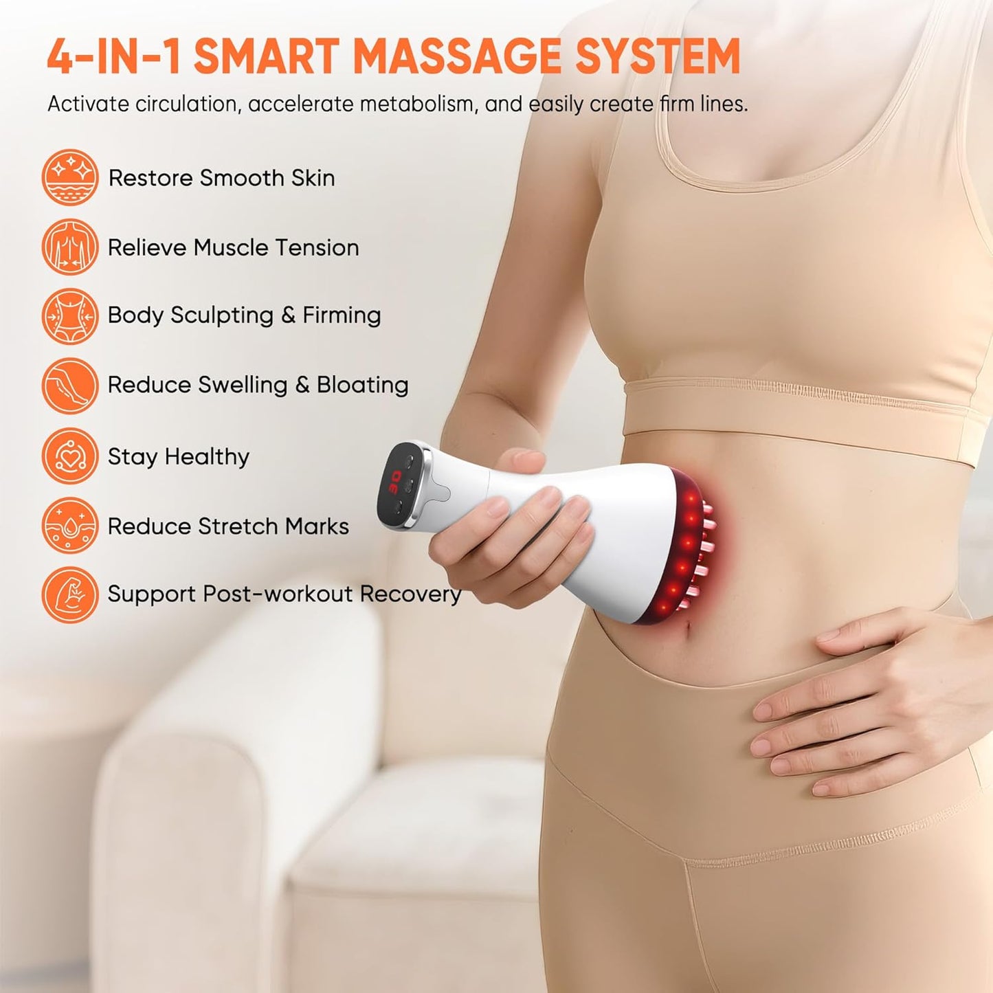 Lumera Lymphatic Drainage Sculpting Massager
