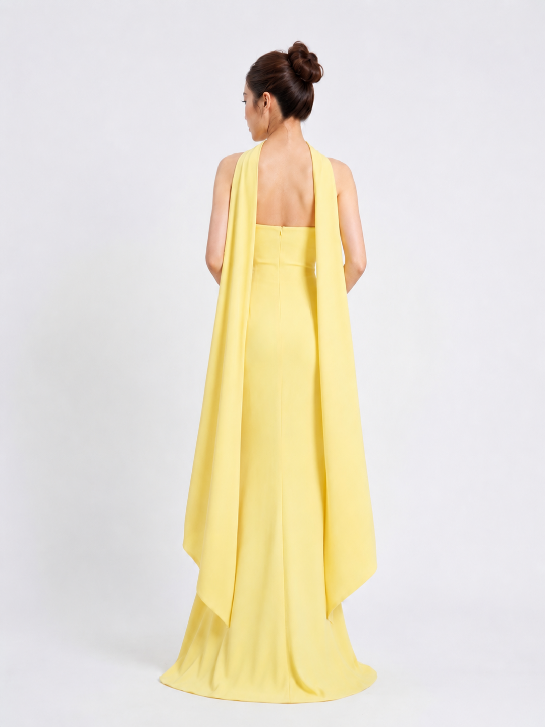 JOELLE Women's Strapless One-Shoulder Sash Maxi Dress