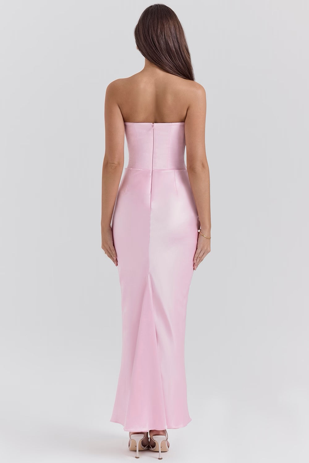 Anaïs Satin Maxi Dress