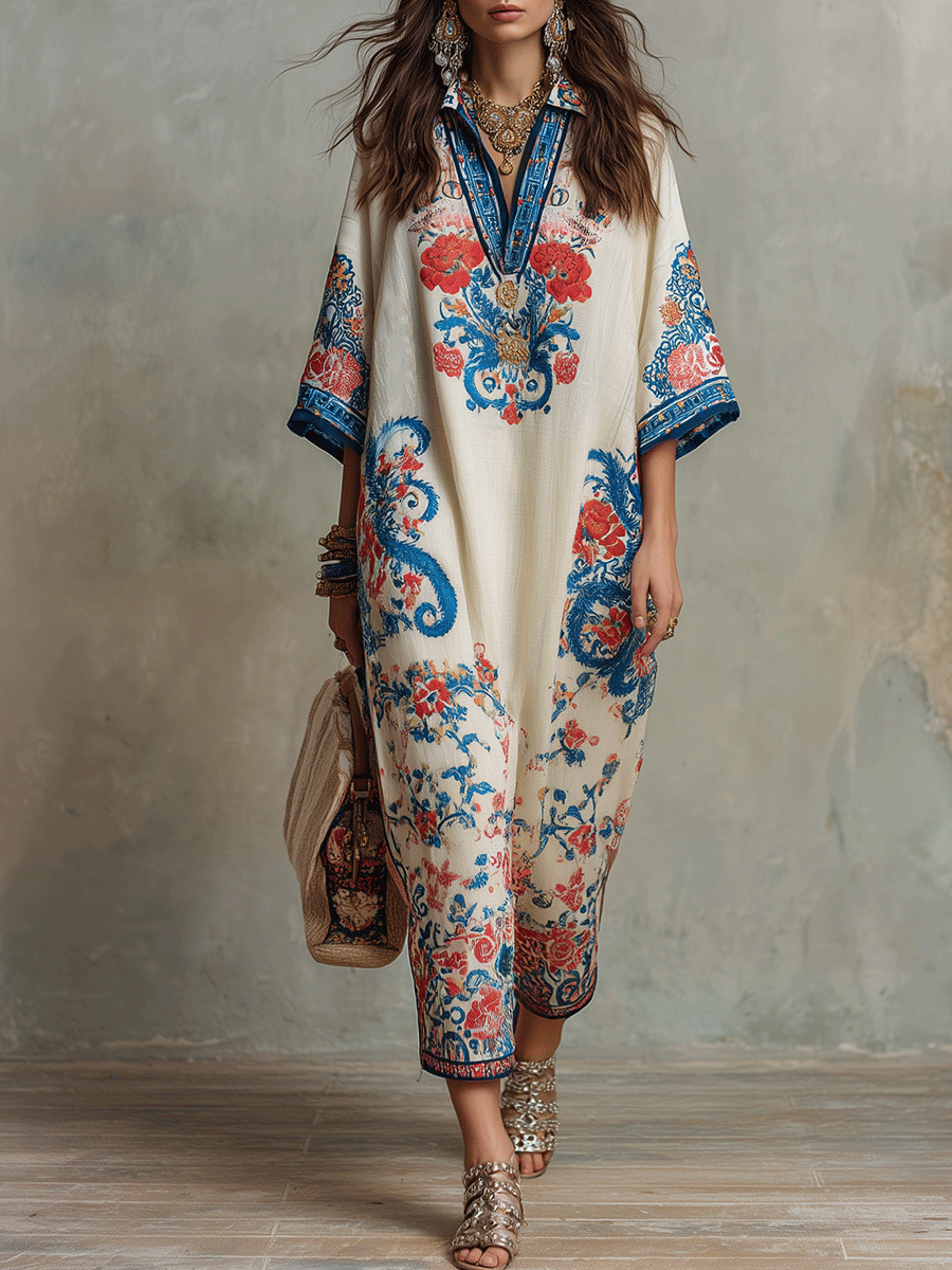 Marguerite Ivory Floral Midi Dress