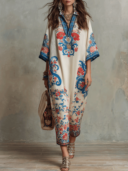 Marguerite Ivory Floral Midi Dress