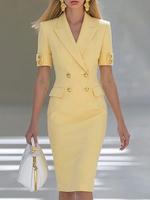 Coralie Yellow Blazer