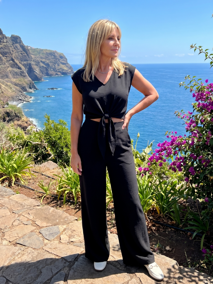 Pia V-Neck Co-ord Set