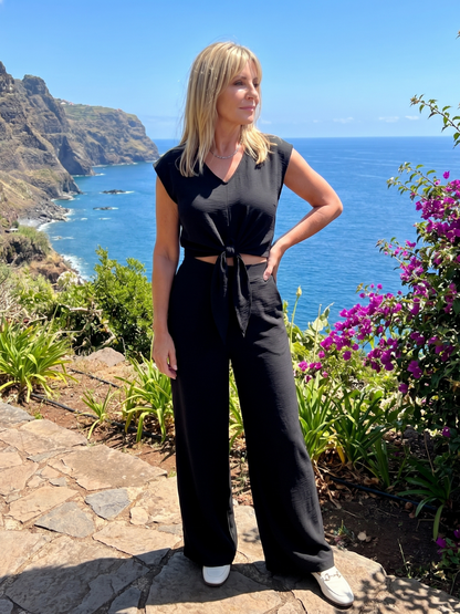 Pia V-Neck Co-ord Set