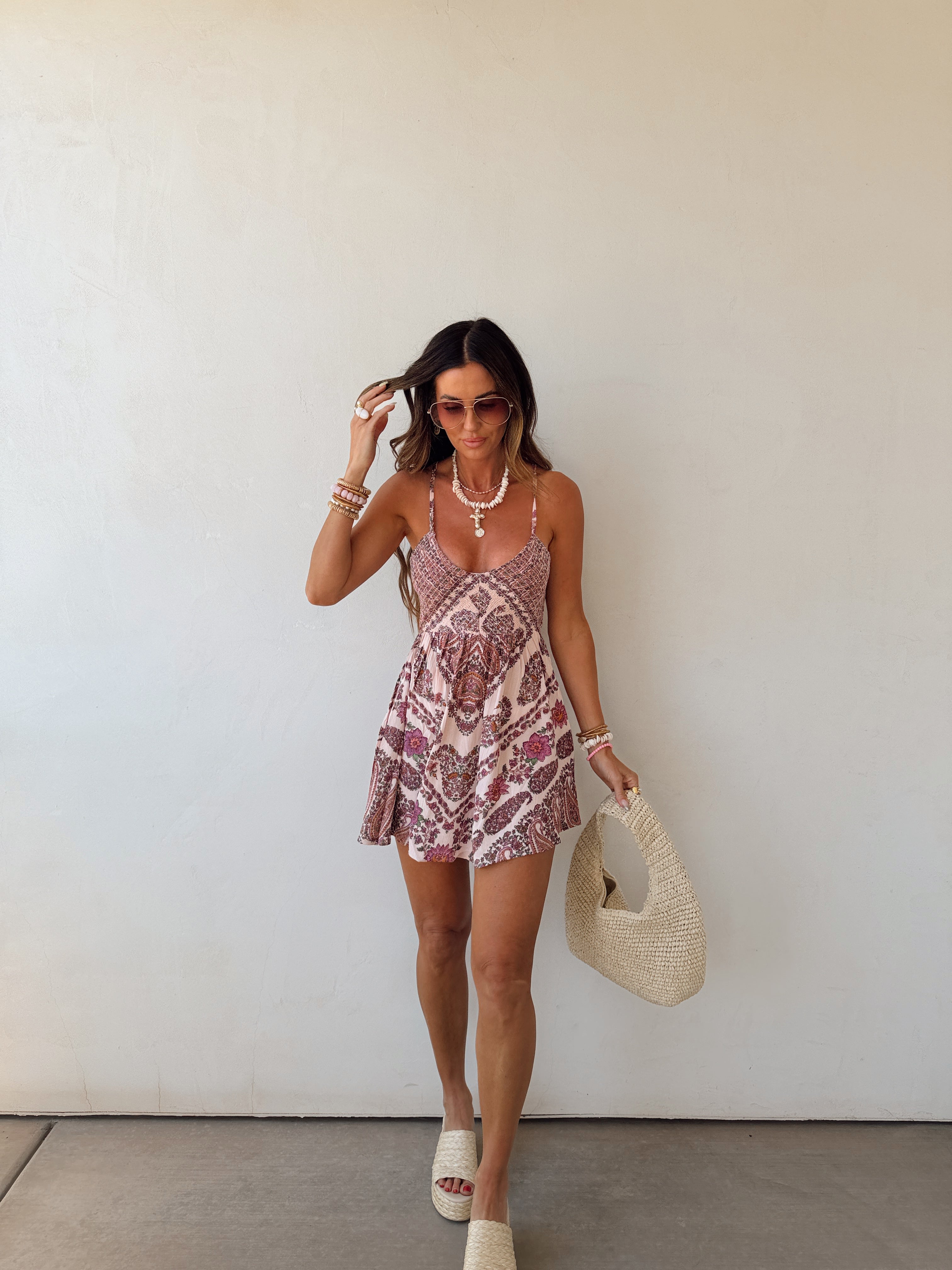 Giselle Pink Mini Dress