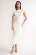 Hyacinth Cowl Midi Dress