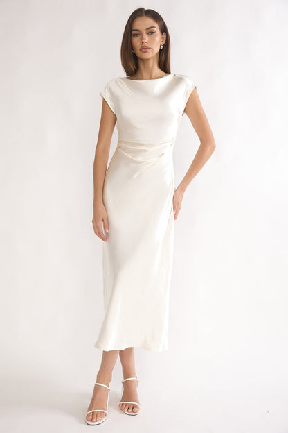 Hyacinth Cowl Midi Dress