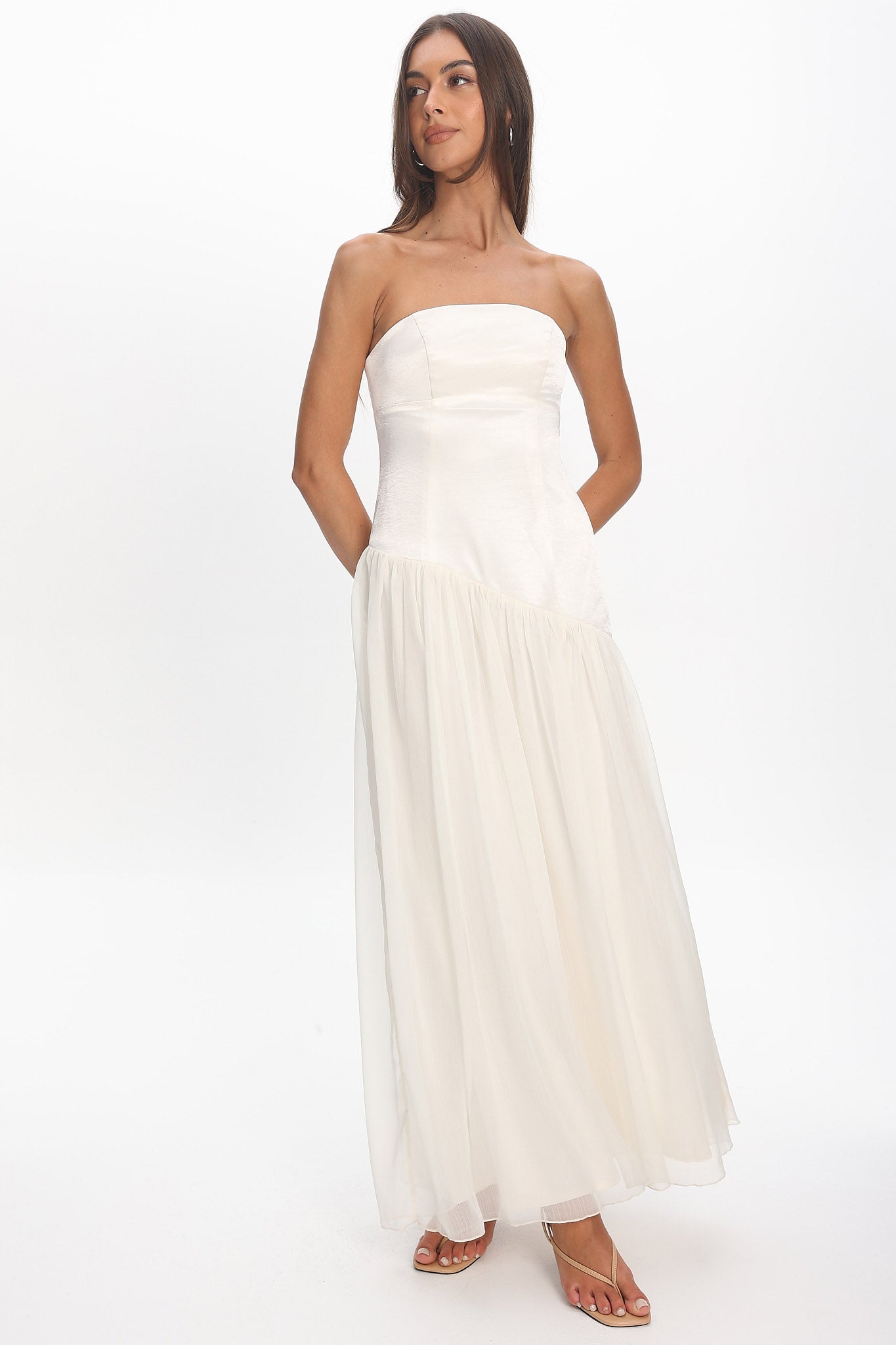 Gardenia Ivory Maxi Dress