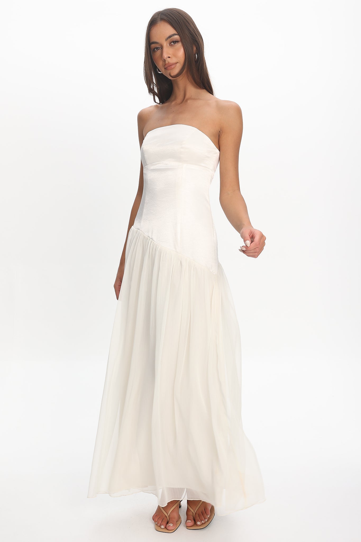 Gardenia Ivory Maxi Dress