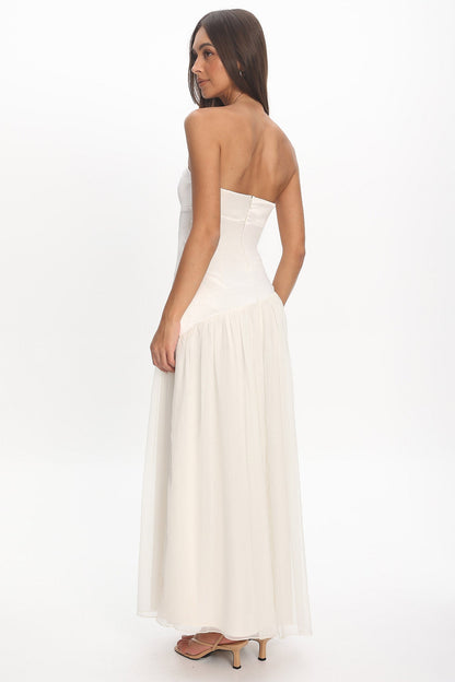 Gardenia Ivory Maxi Dress