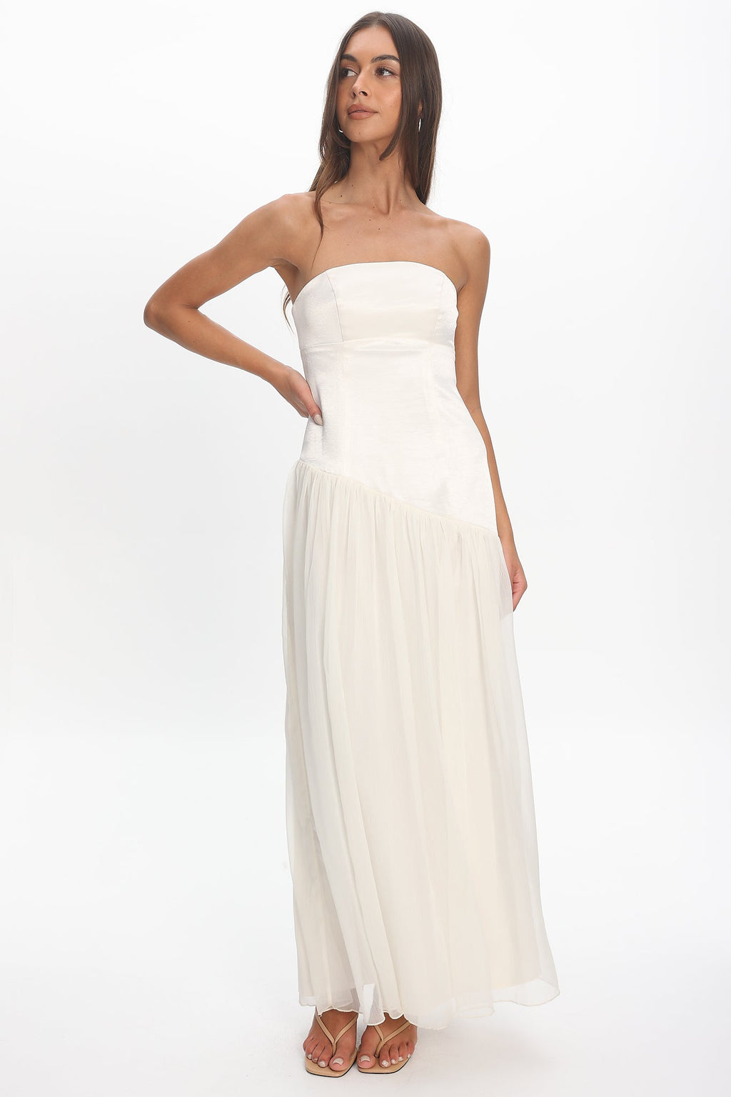 Gardenia Ivory Maxi Dress
