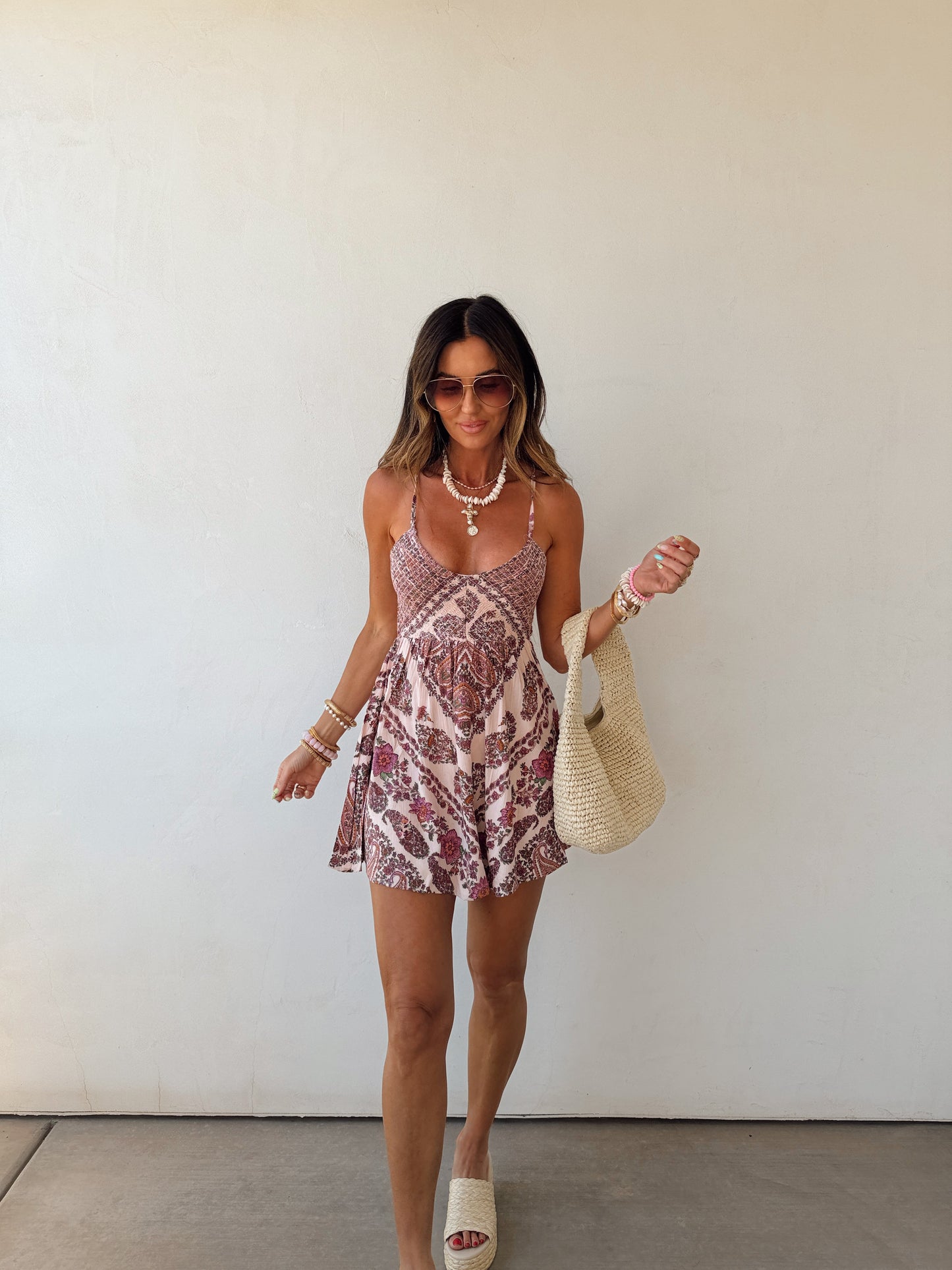 Giselle Pink Mini Dress