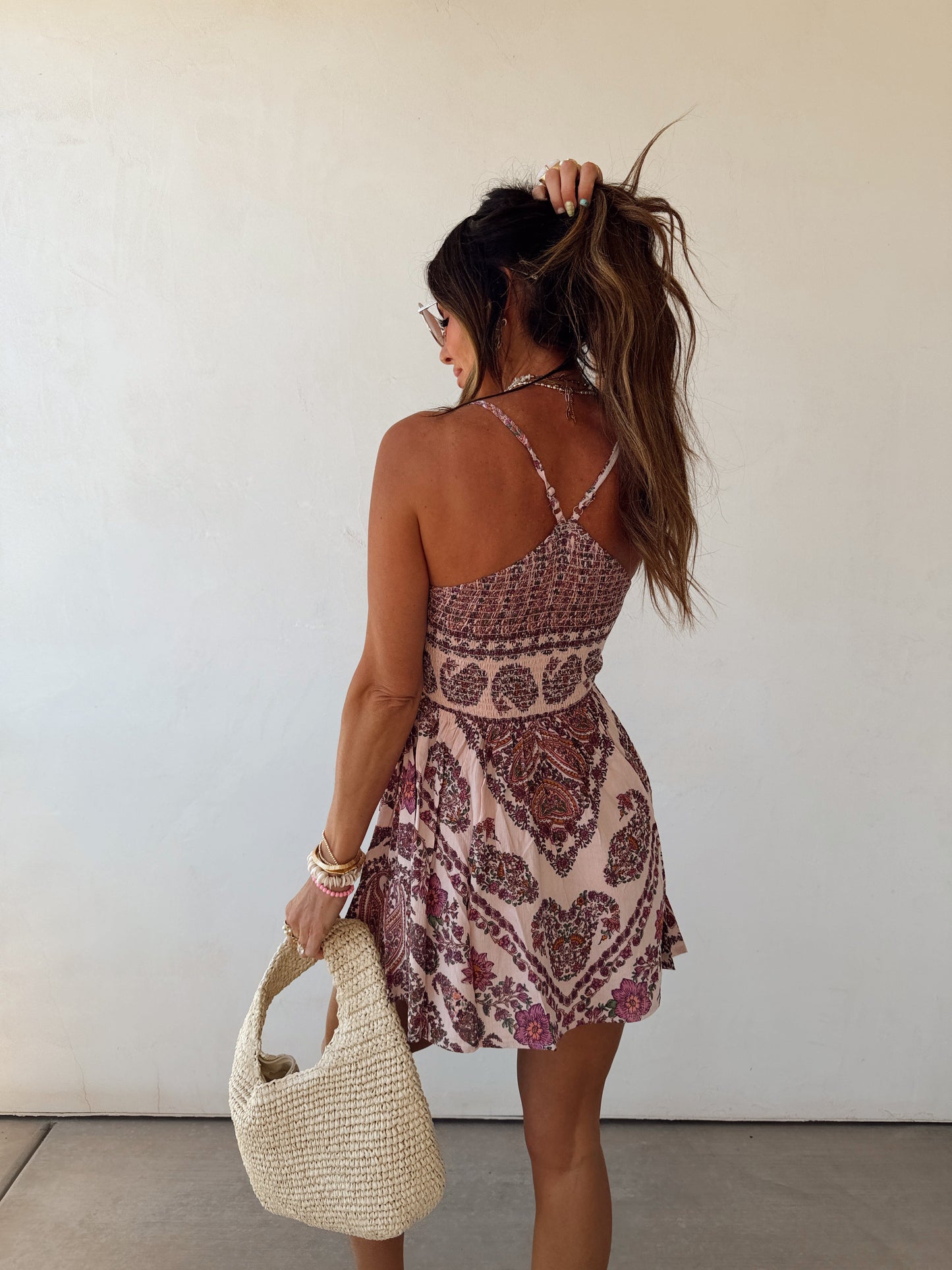 Giselle Pink Mini Dress