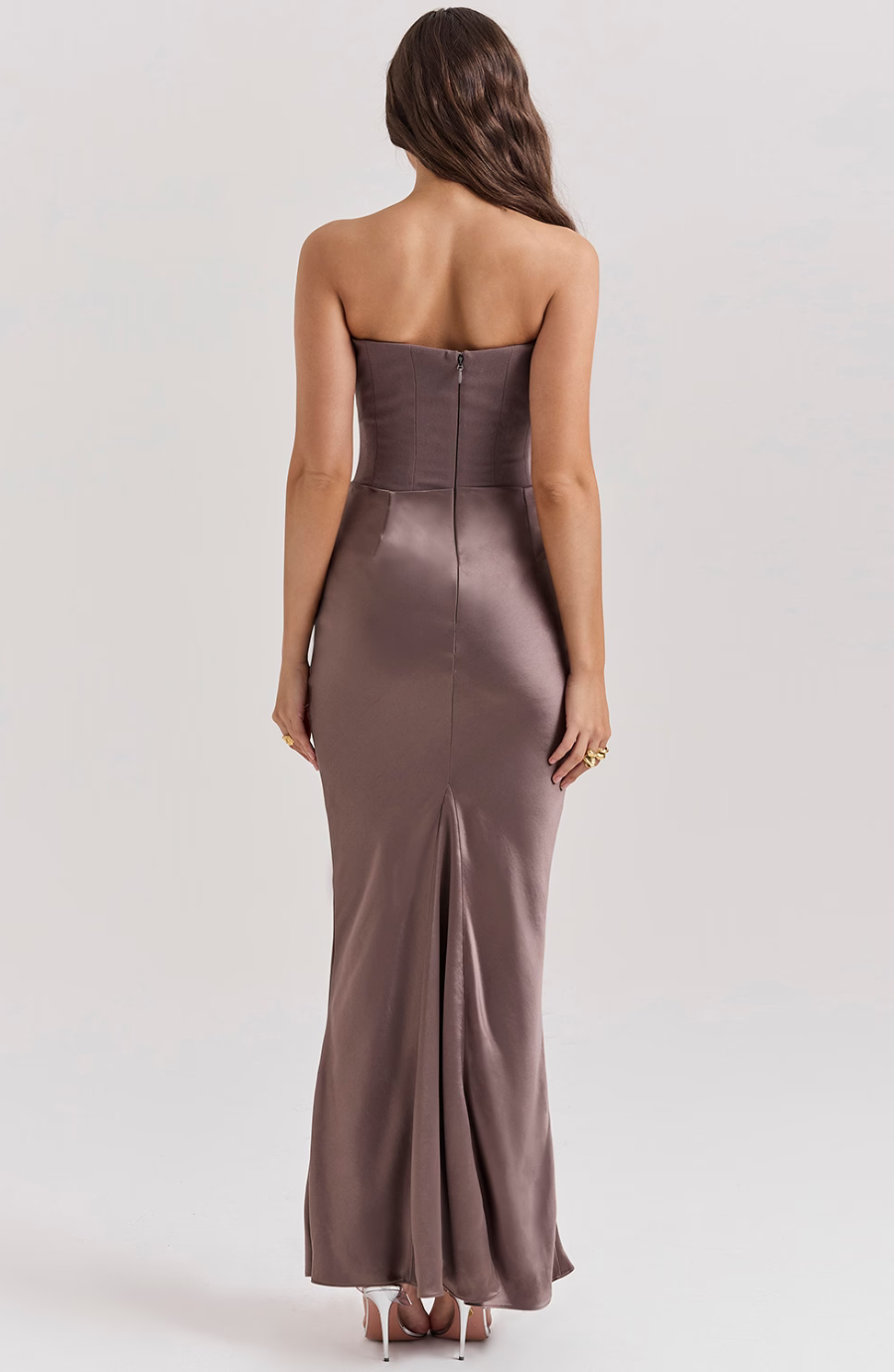 Anais Satin Maxi Dress