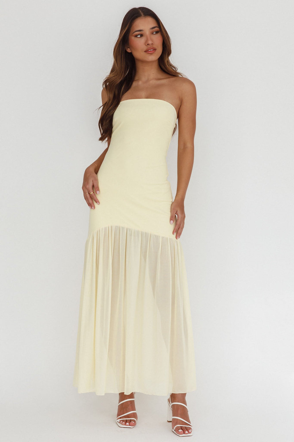 Bluebell Strapless Midi Dress
