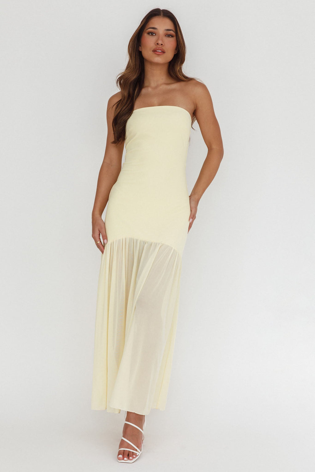 Bluebell Strapless Midi Dress