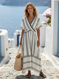 Cosima V-Neck Midi Dress