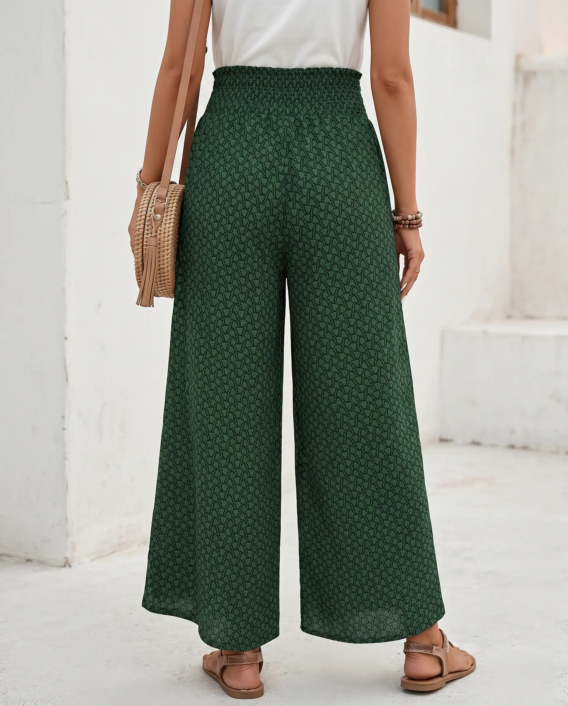 Nina | High-Waisted Wide-Leg Palazzo Trousers