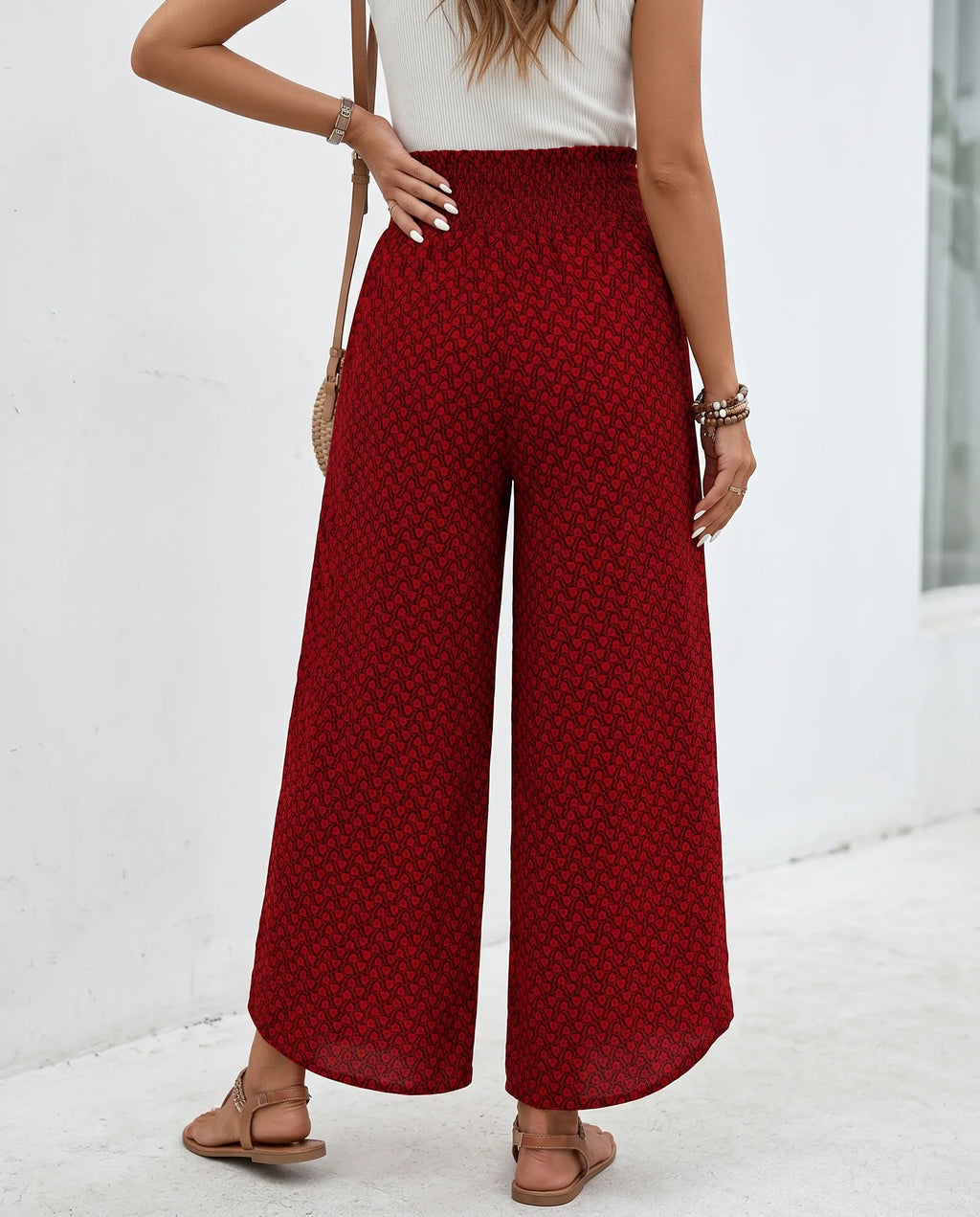 Nina | High-Waisted Wide-Leg Palazzo Trousers