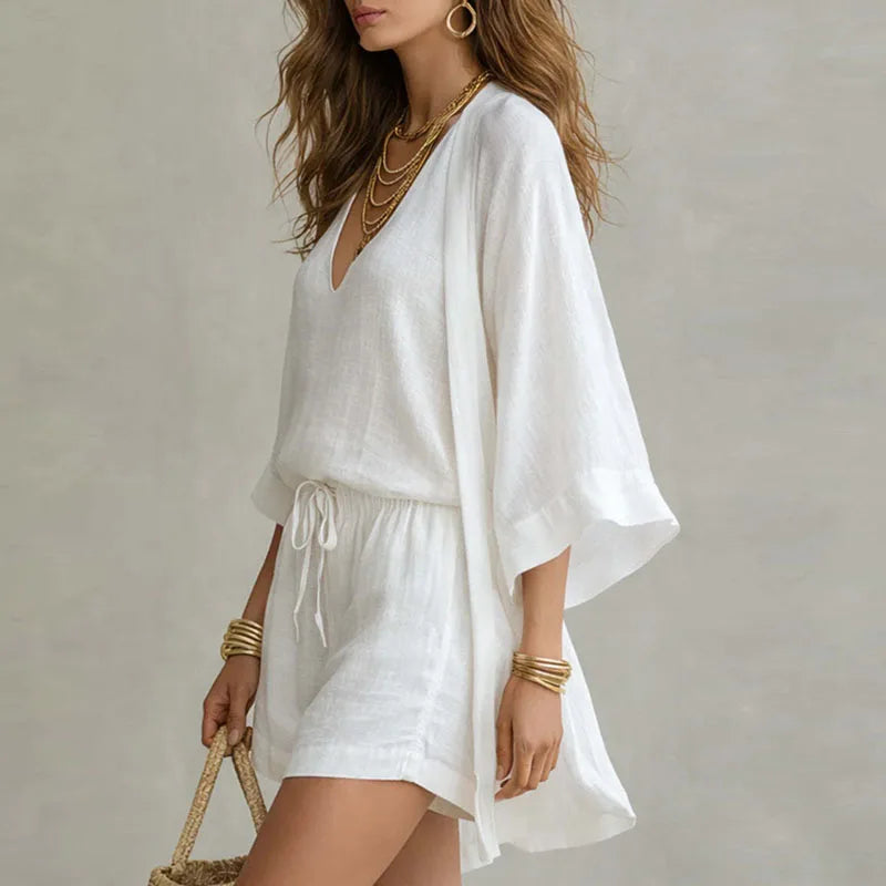 Vera Linen A-Line Co-ord Set
