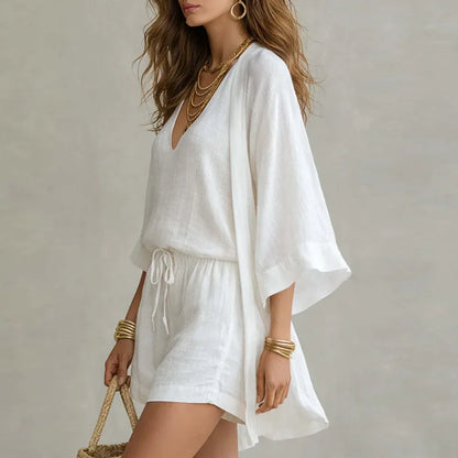 Vera Linen A-Line Co-ord Set