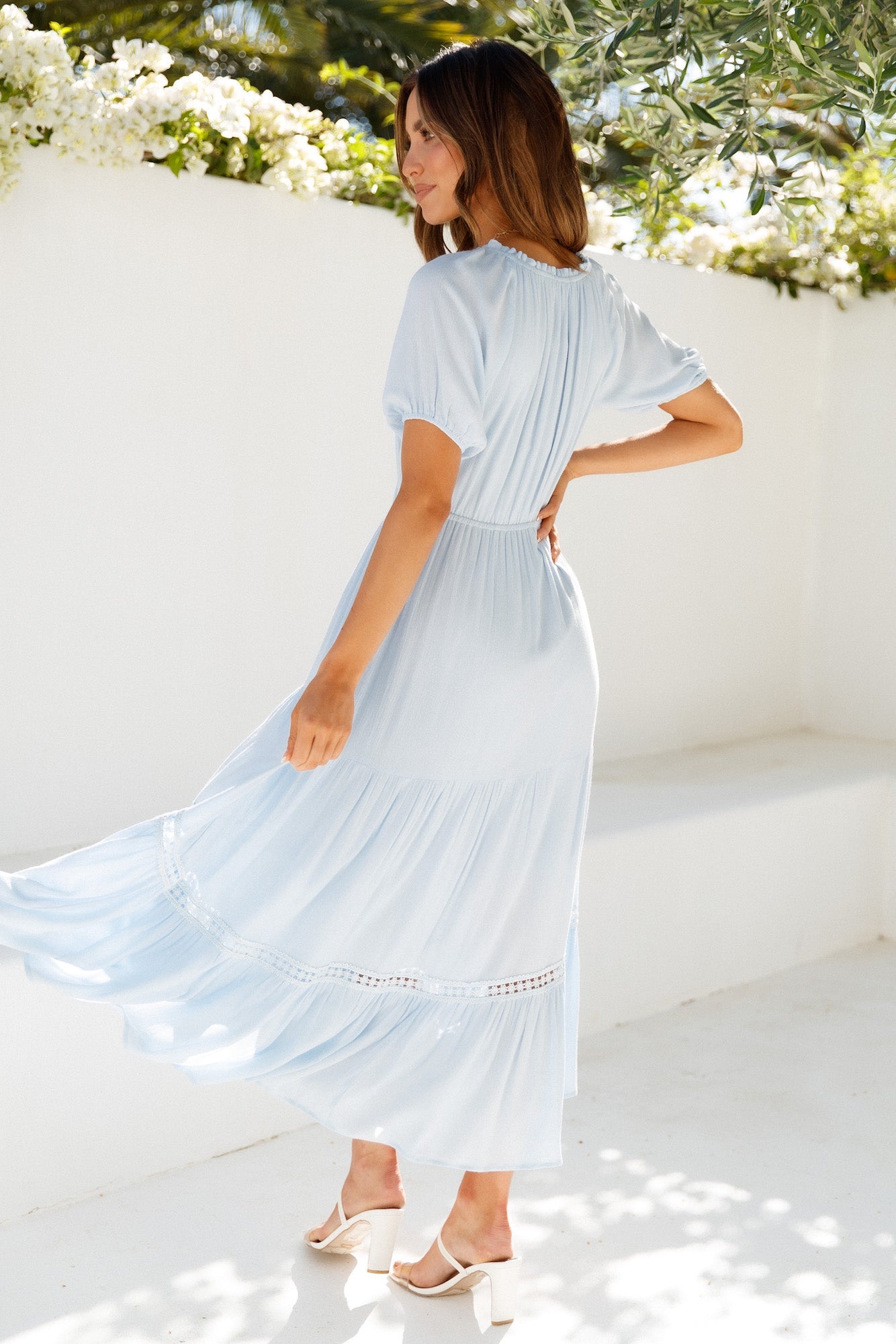 Layla Blue Midi Dress