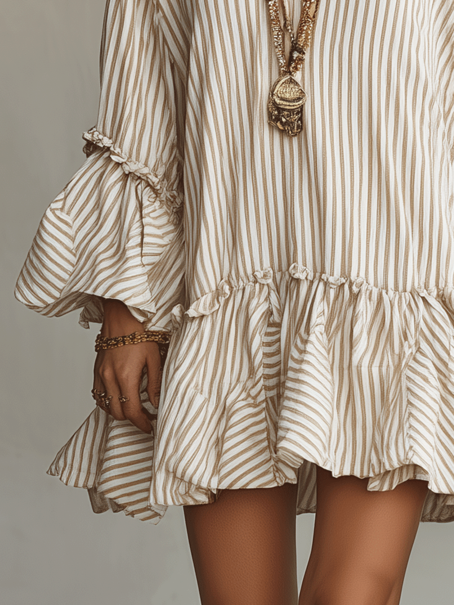 Celestine Ruffle Mini Dress