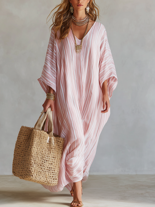 Beatrice Pink Maxi Dress