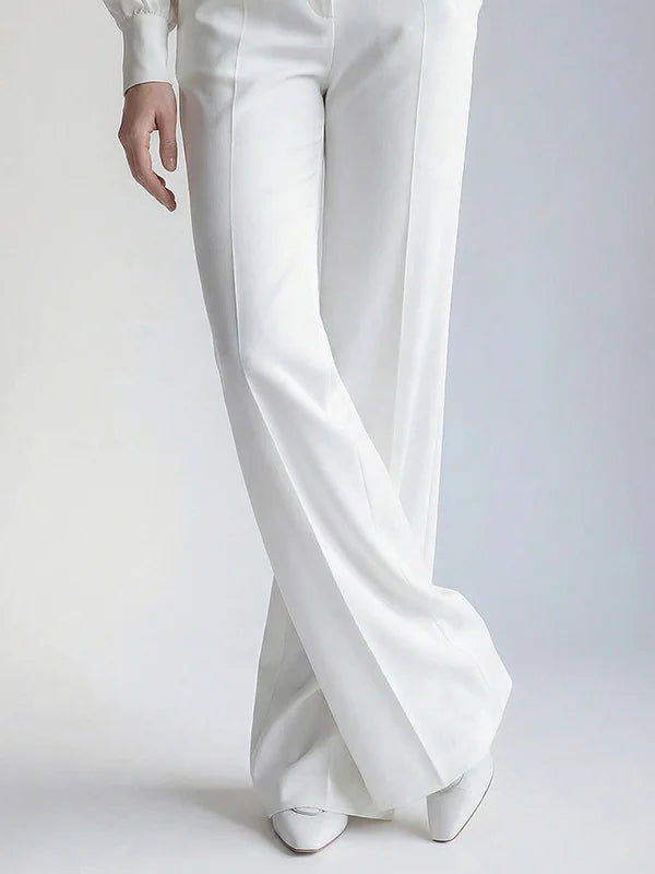 Mahault White Trousers