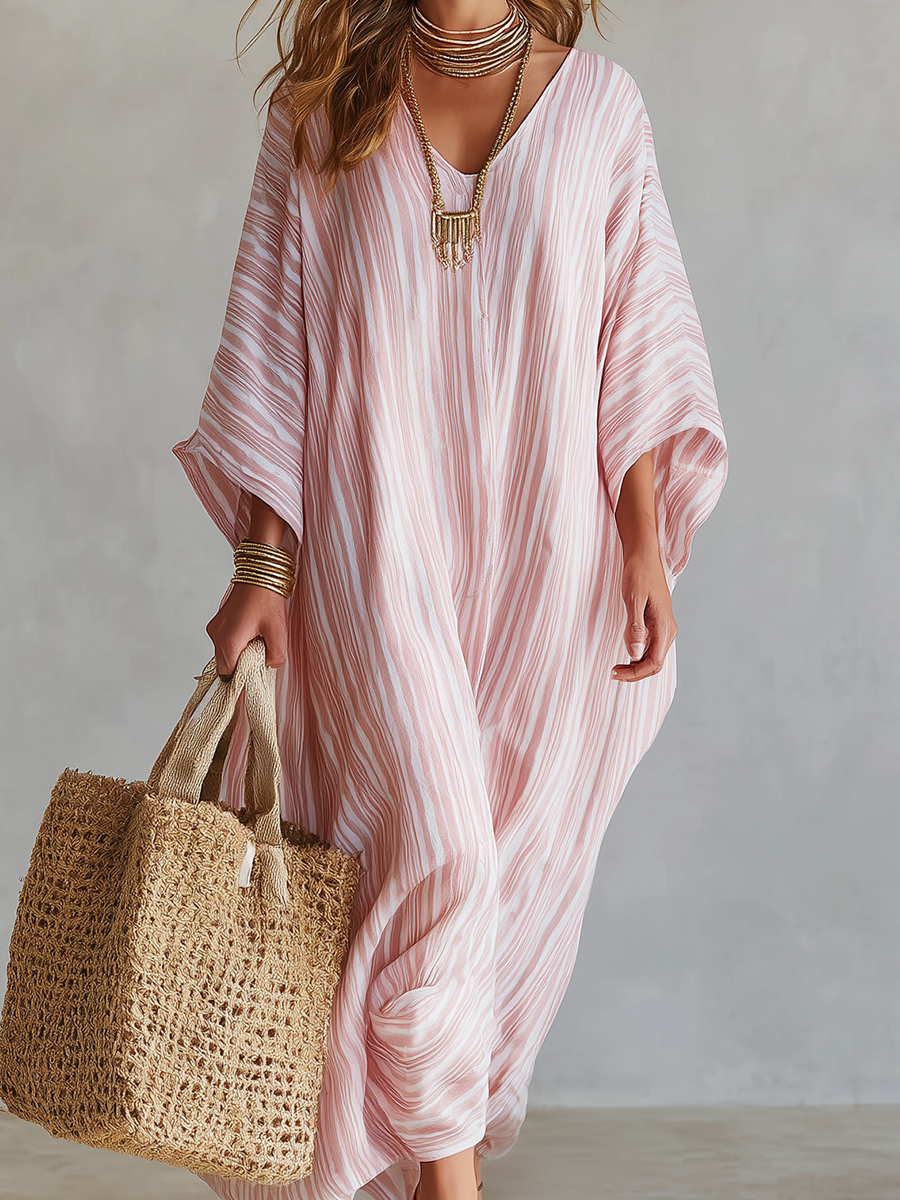 Beatrice Pink Maxi Dress