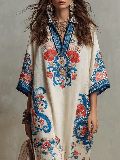 Marguerite Ivory Floral Midi Dress