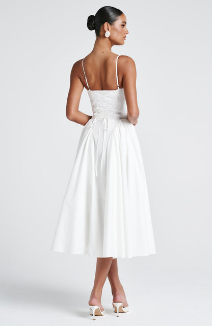 Sienna Ivory Midi Dress