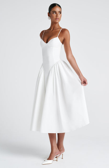 Sienna Ivory Midi Dress
