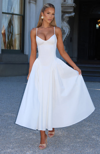 Sienna Ivory Midi Dress