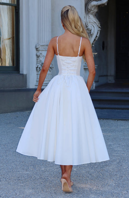 Sienna Ivory Midi Dress