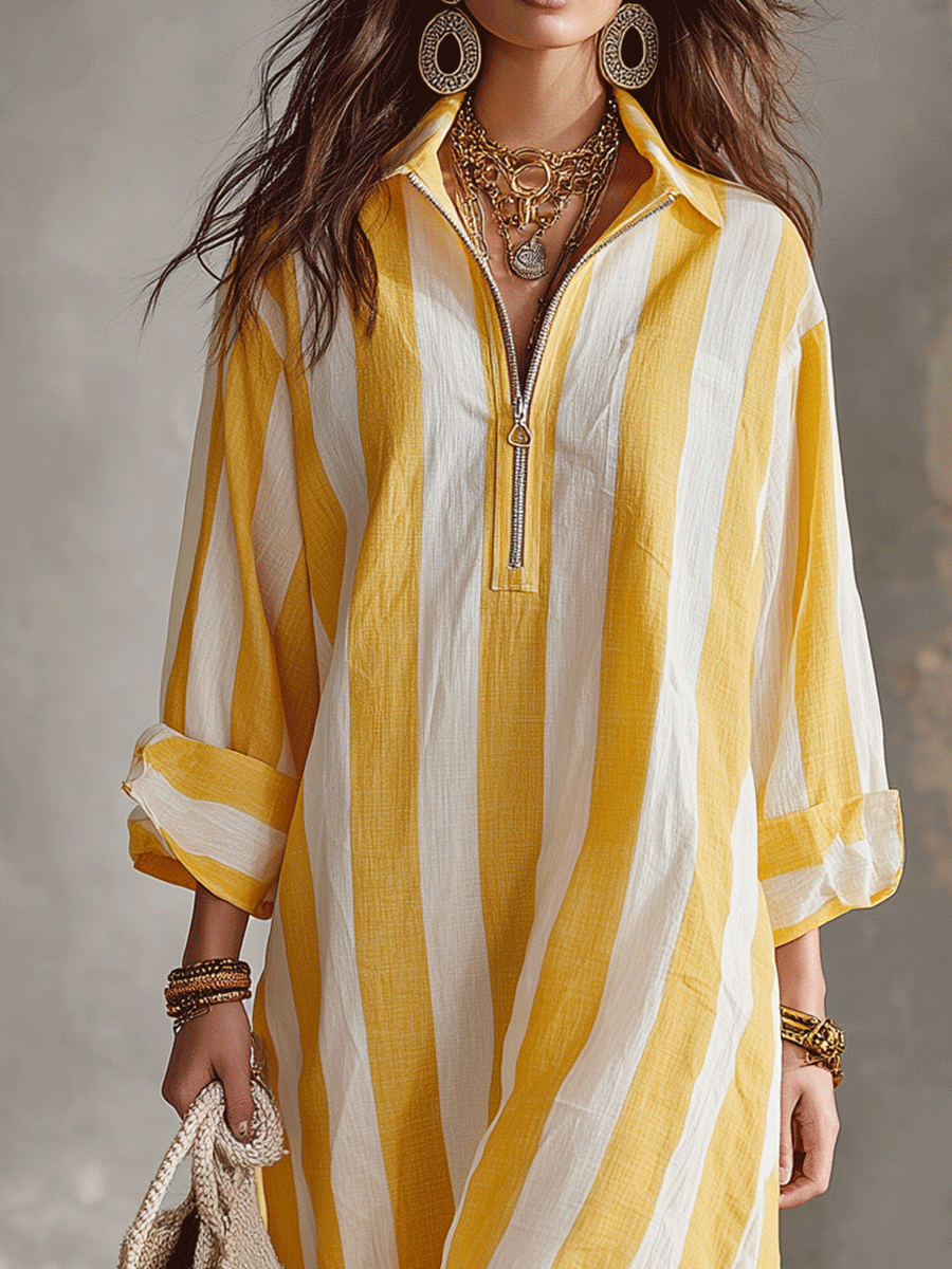 Monroe White Long Sleeve Midi Dress