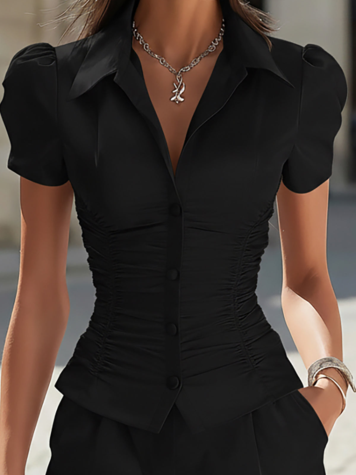 Delphine Black Co-ord Set