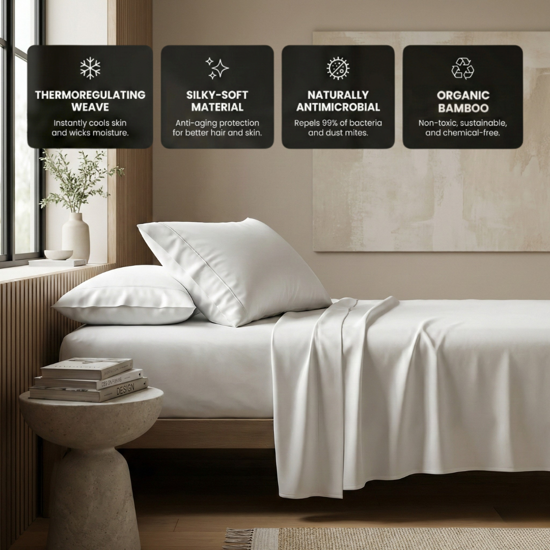 Bamboo Bed Sheets - 4pcs Set old