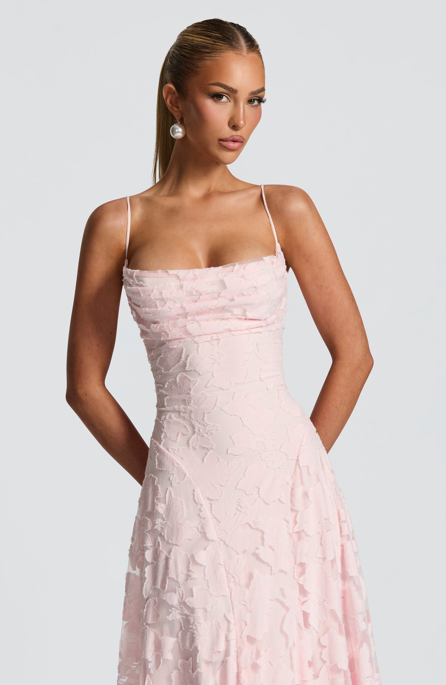Una Blush Maxi Dress