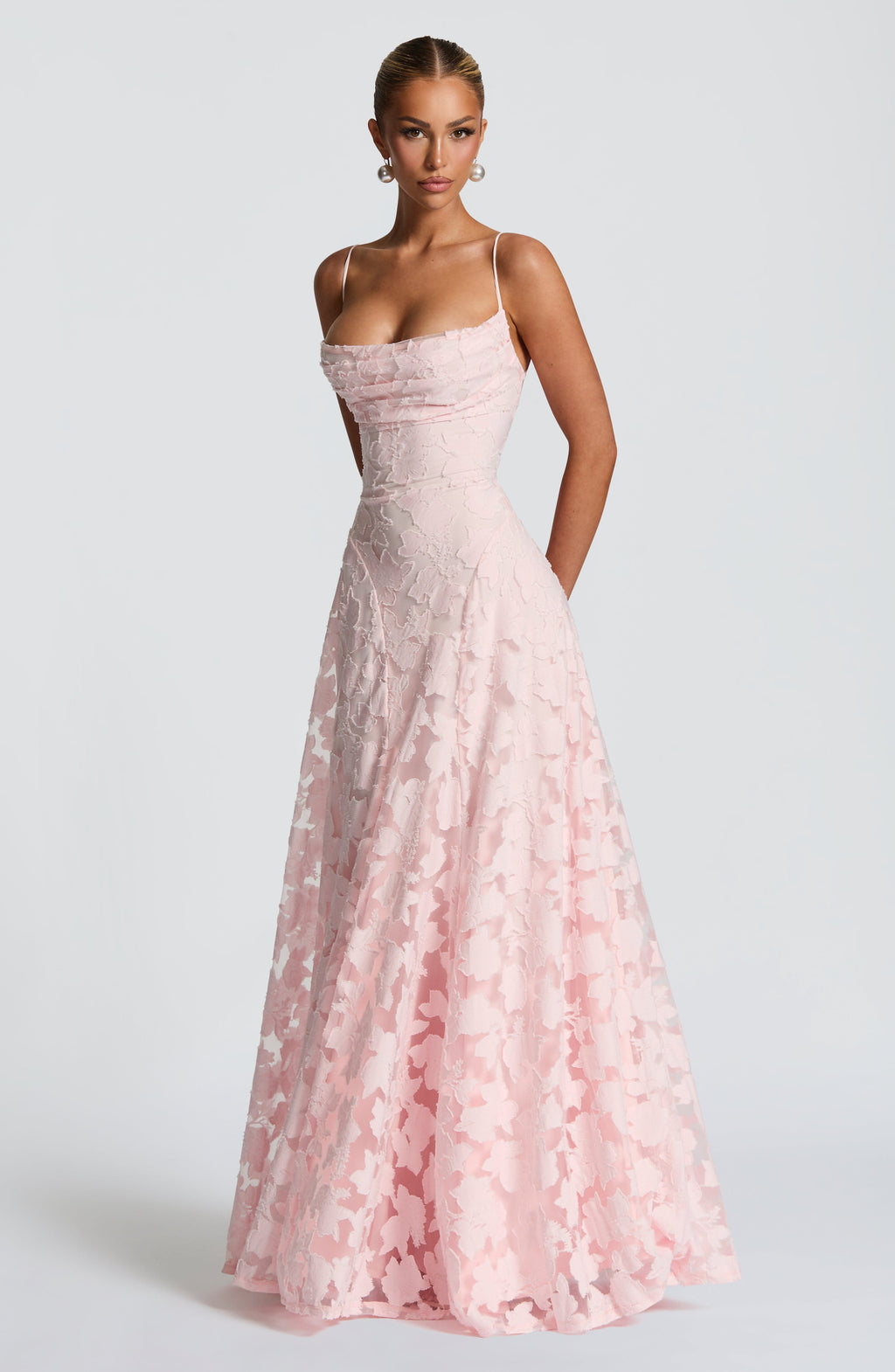 Una Blush Maxi Dress