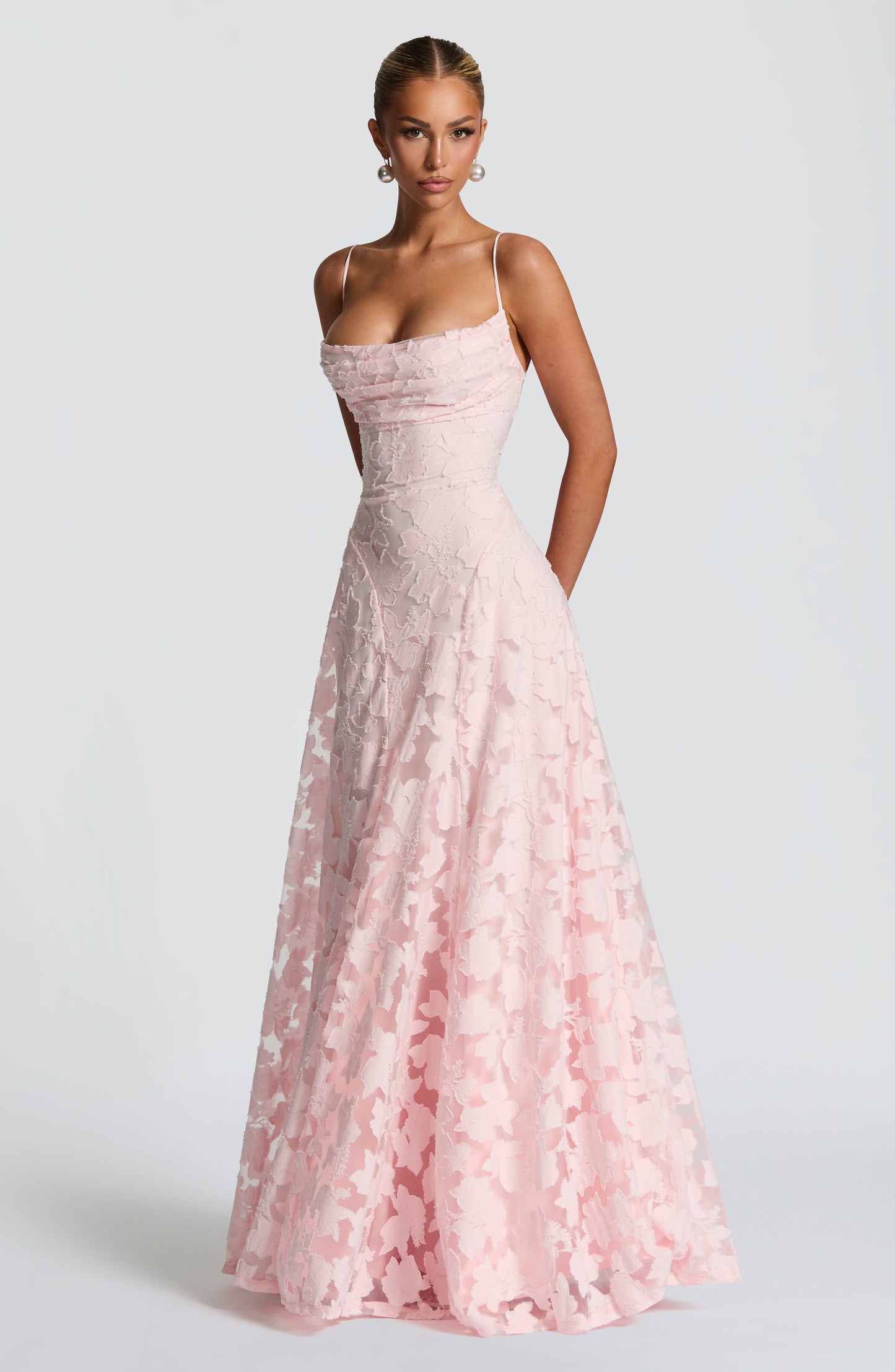 Una Blush Maxi Dress